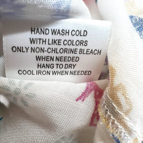 ModCloth Zodiac Print Sleeveless Blouse White Multicolor Size Large - Picture 13 of 13